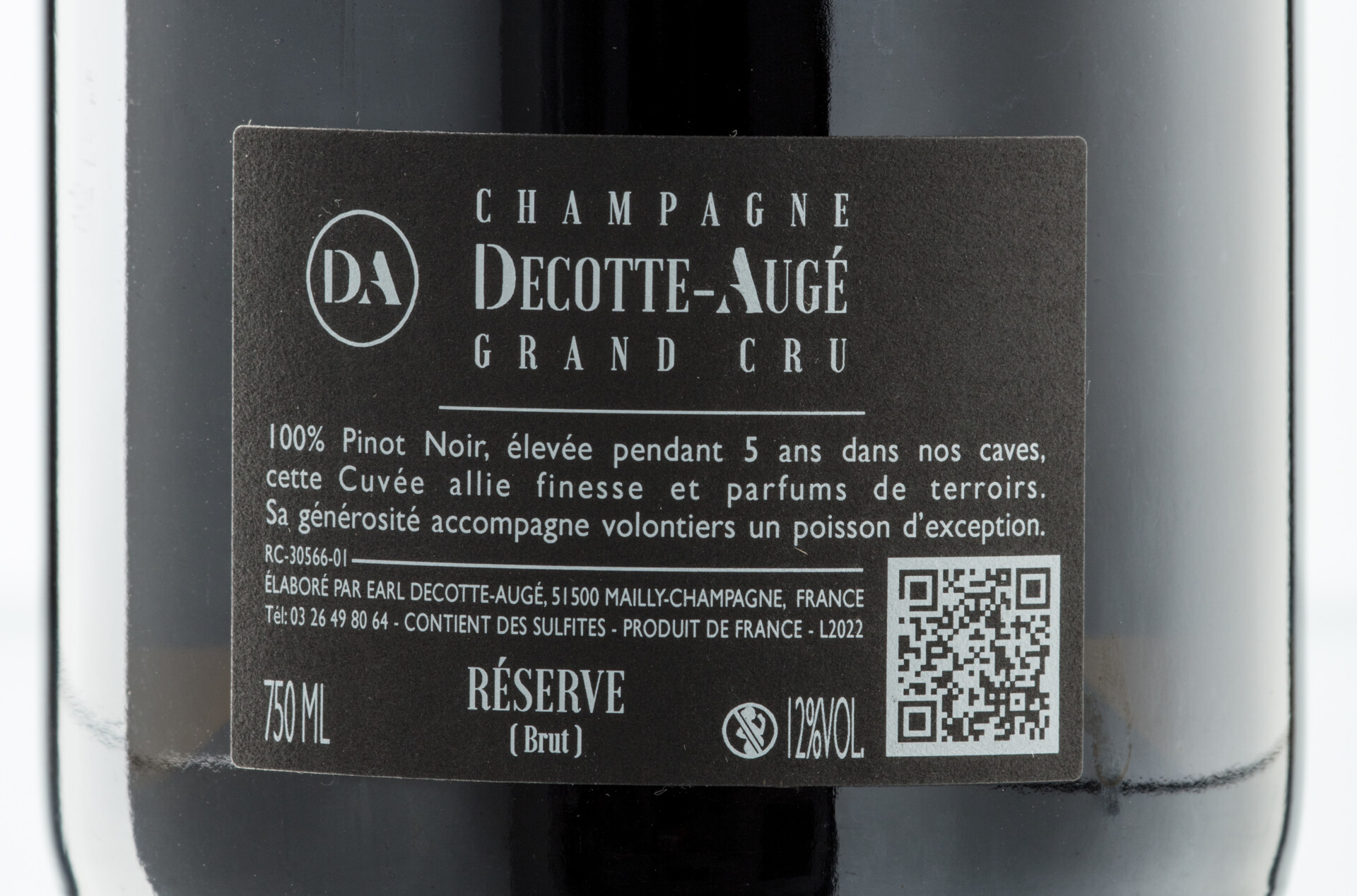 CHAMPAGNE Decotte Augé - RÉSERVE - Obrázek 5