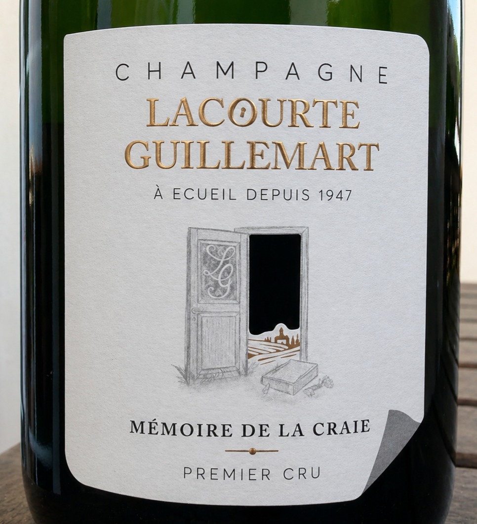 Alternative view of CHAMPAGNE Lacourte Guillemart - Mémoire de la Craie EXTRA BRUT