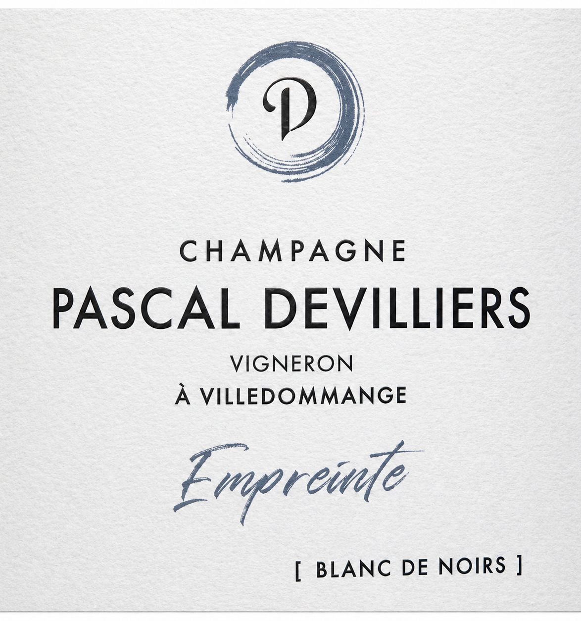 Alternative view of CHAMPAGNE Pascal Devilliers -  Empreinte BLANC DE NOIRS